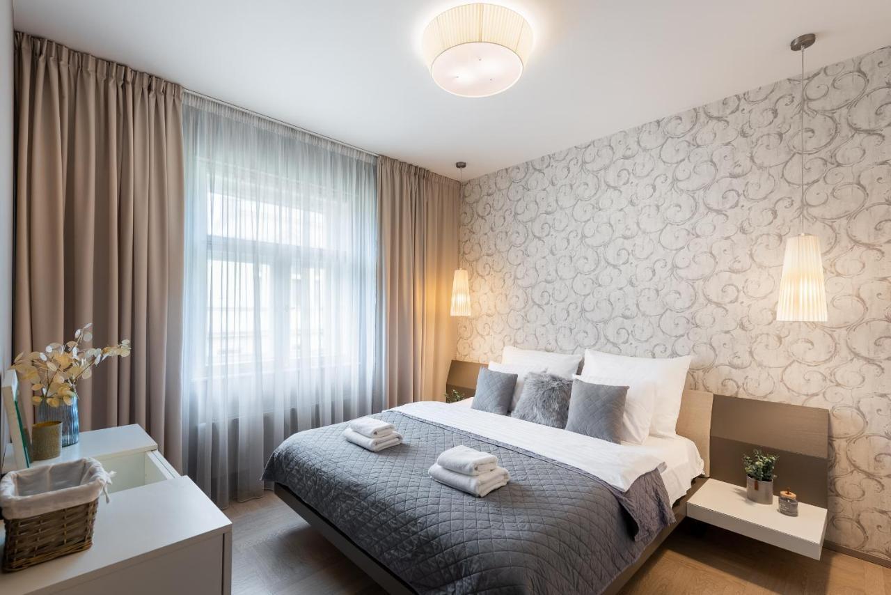 Apartamento New Luxury Apt With Ac&Parking In The Center Of Praga Exterior foto